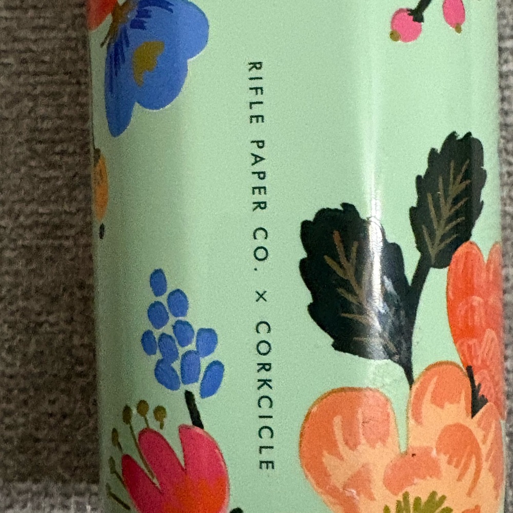 Rifle Paper Co. Floral Drinkware - Green, Blue, Pink, Orange